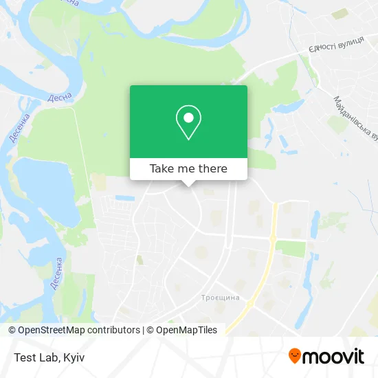 Test Lab map