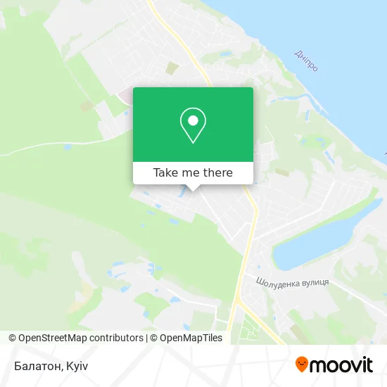Карта Балатон