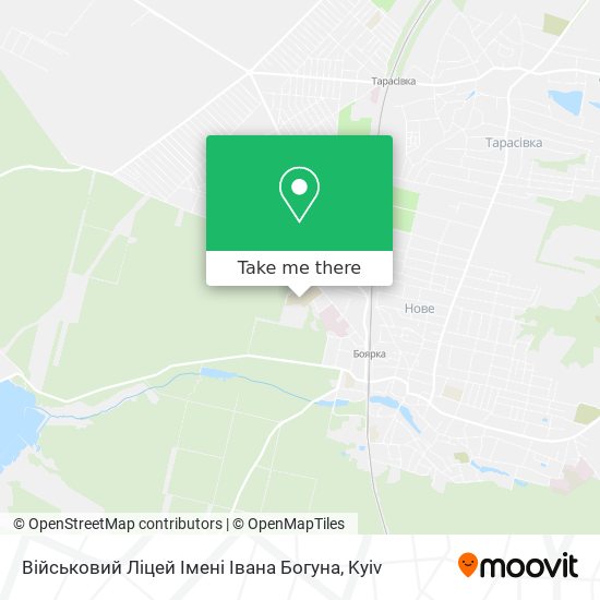 Військовий Ліцей Імені Івана Богуна map