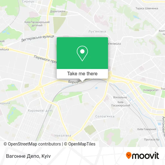 Вагонне Депо map