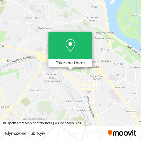 Klymazone Hub map