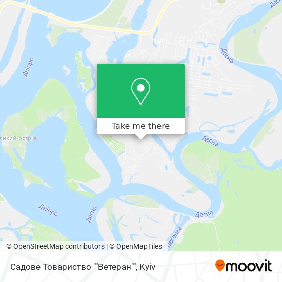 Садове Товариство ""Ветеран"" map