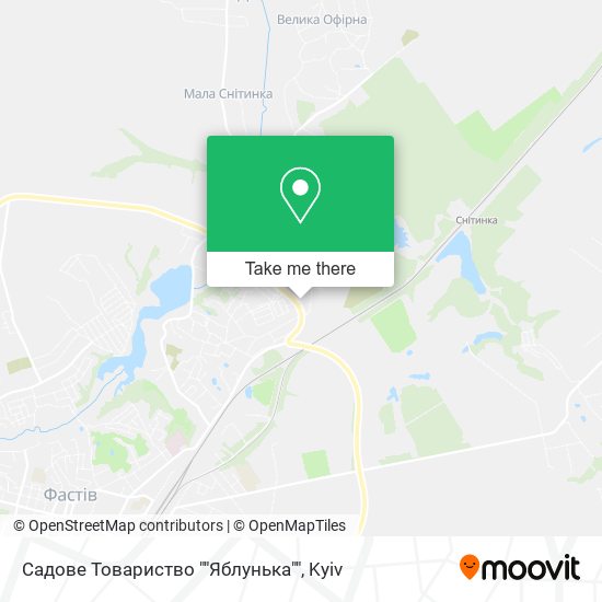Карта Садове Товариство ""Яблунька""