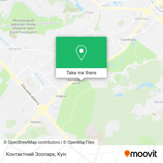 Карта Контактний Зоопарк