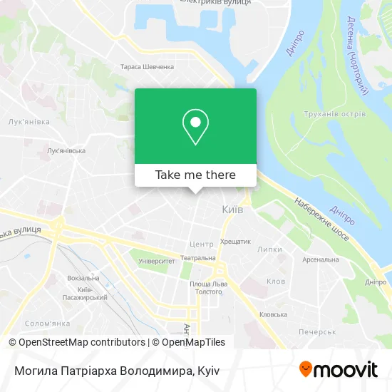 Могила Патріарха Володимира map