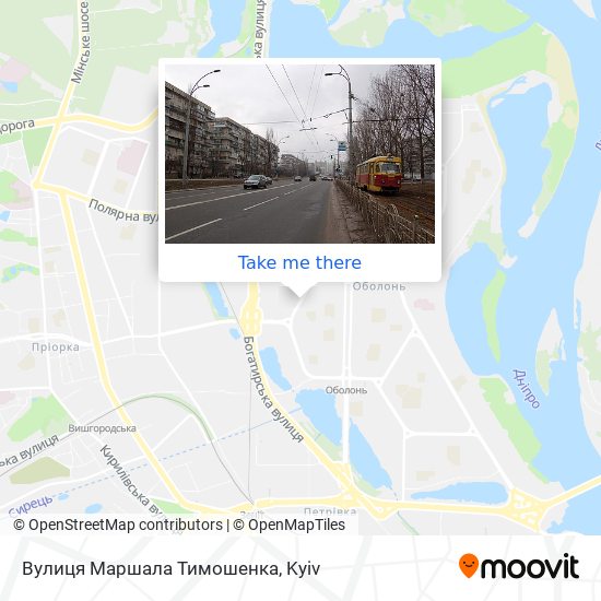 Вулиця Маршала Тимошенка map