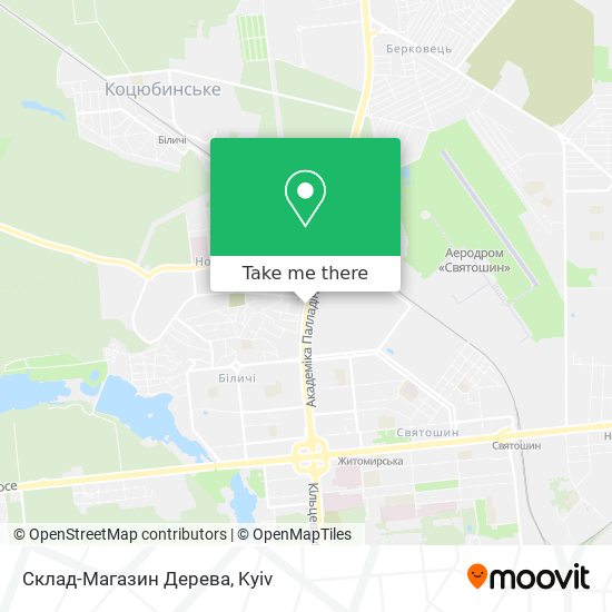 Склад-Магазин Дерева map