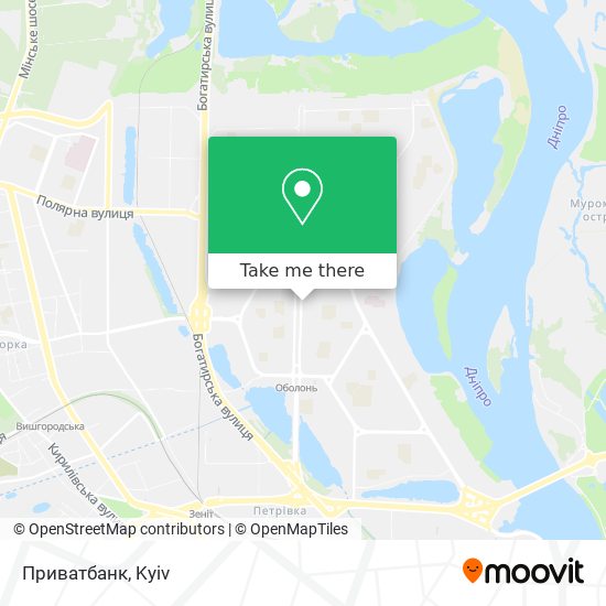 Приватбанк map
