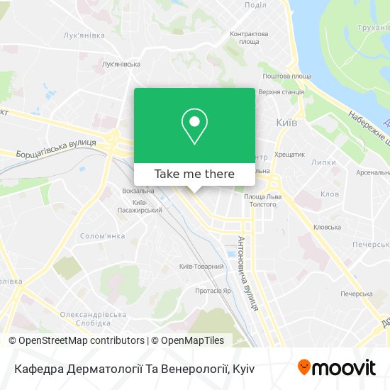 Кафедра Дерматології Та Венерології map