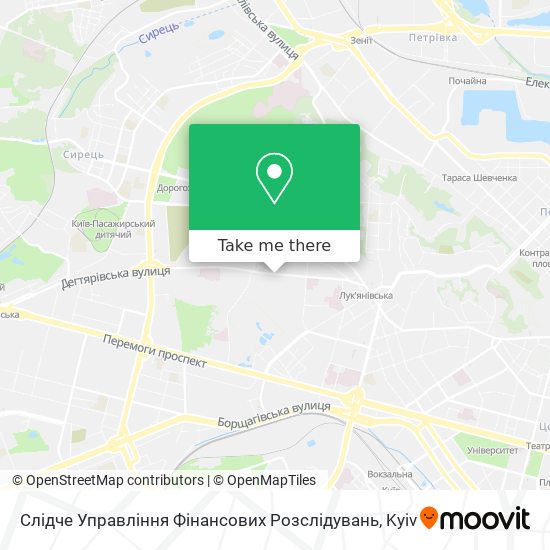 Слідче Управління Фінансових Розслідувань map