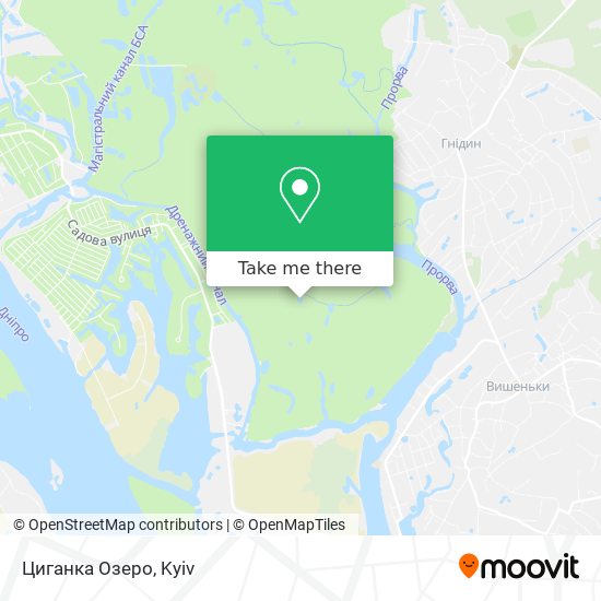 Циганка Озеро map