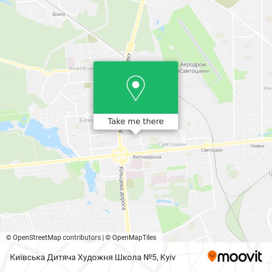 Київська Дитяча Художня Школа №5 map