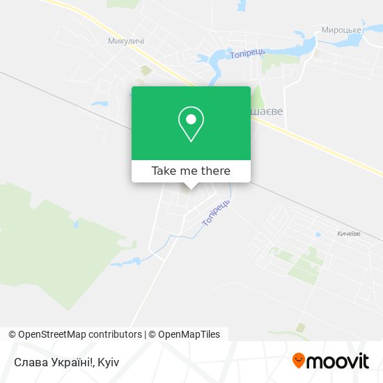 Карта Слава Україні!