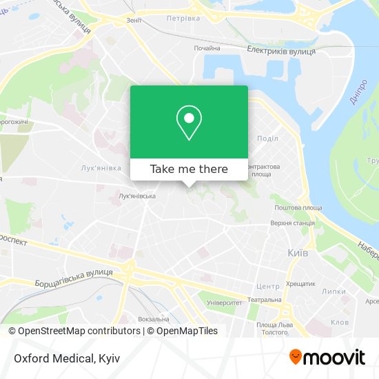 Oxford Medical map