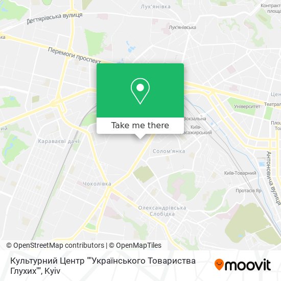 Культурний Центр ""Українського Товариства Глухих"" map