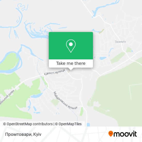 Промтовари map