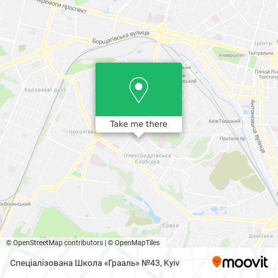 Спеціалізована Школа «Грааль» №43 map