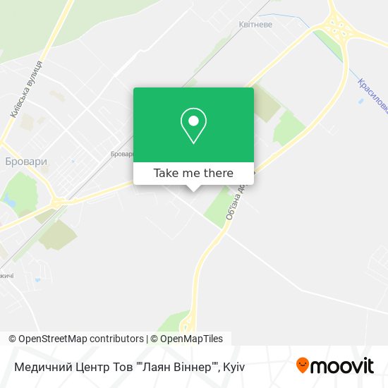 Карта Медичний Центр Тов ""Лаян Віннер""
