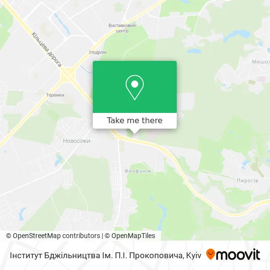 Інститут Бджільництва Ім. П.І. Прокоповича map