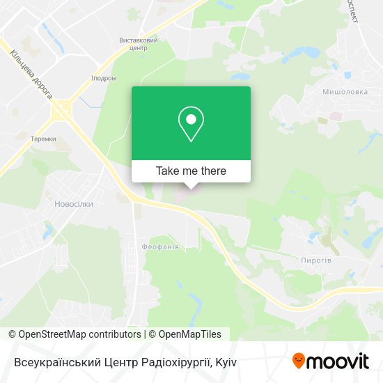 Всеукраїнський Центр Радіохірургії map