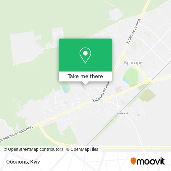 Оболонь map