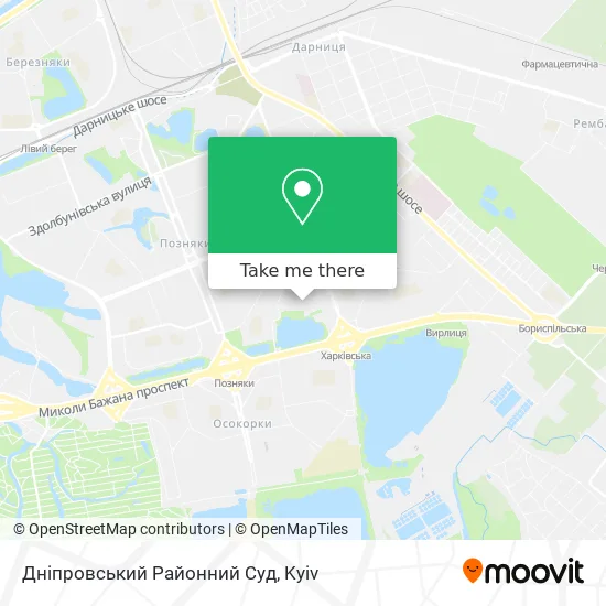 Дніпровський Районний Суд map