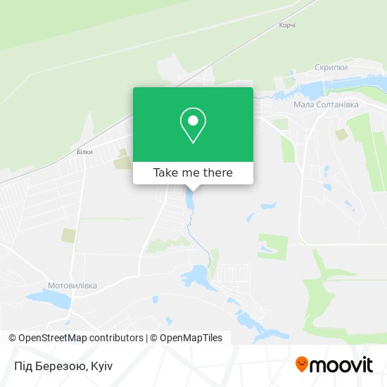 Під Березою map