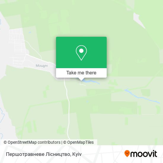 Першотравневе Лісництво map