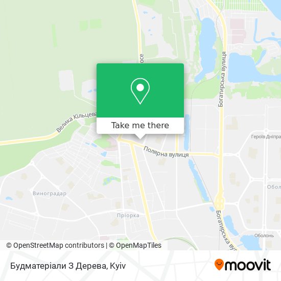 Будматеріали З Дерева map