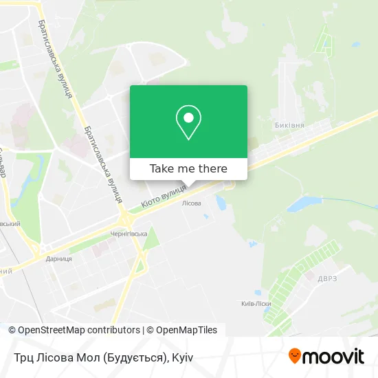 Трц Лісова Мол (Будується) map