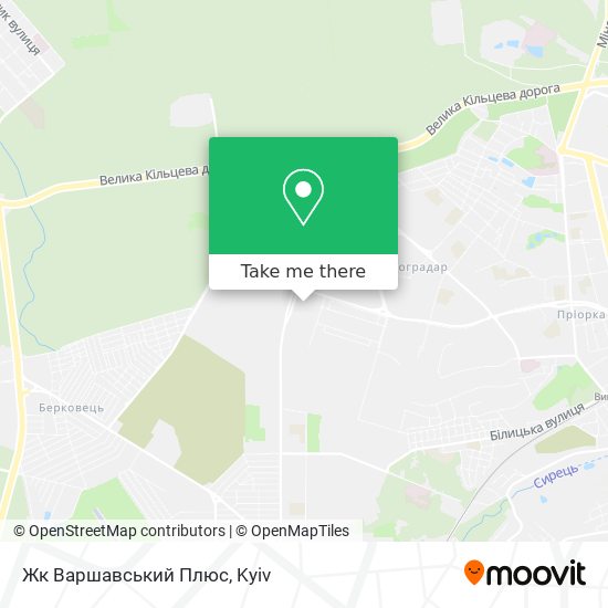 Жк Варшавський Плюс map