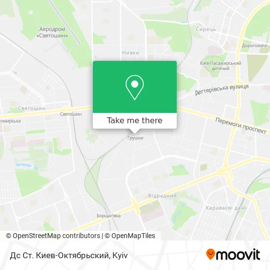 Дс Ст. Киев-Октябрьский map