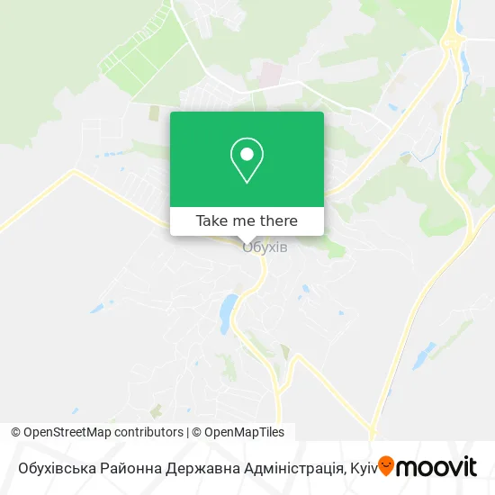 Карта Обухівська Районна Державна Адміністрація
