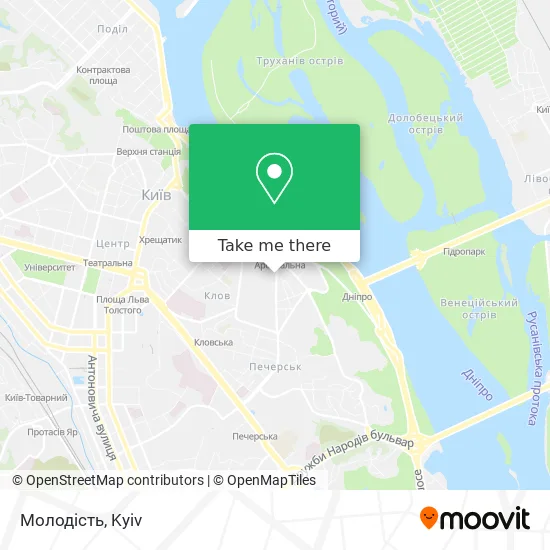 Карта Молодiсть