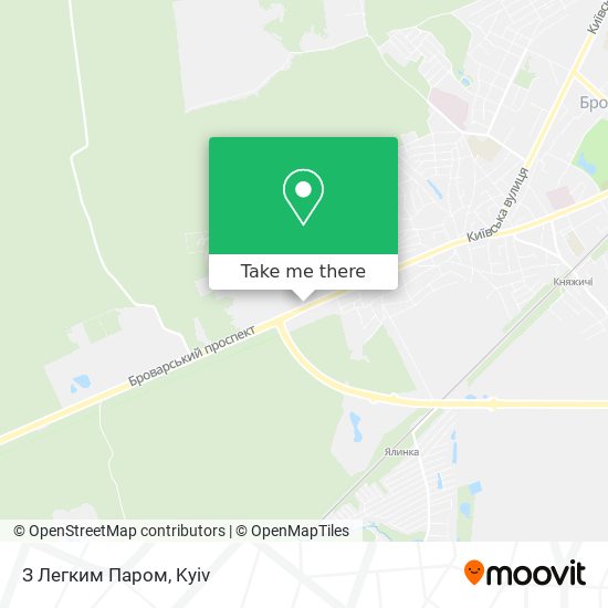 З Легким Паром map