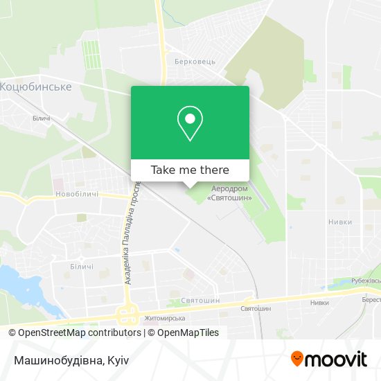 Машинобудівна map