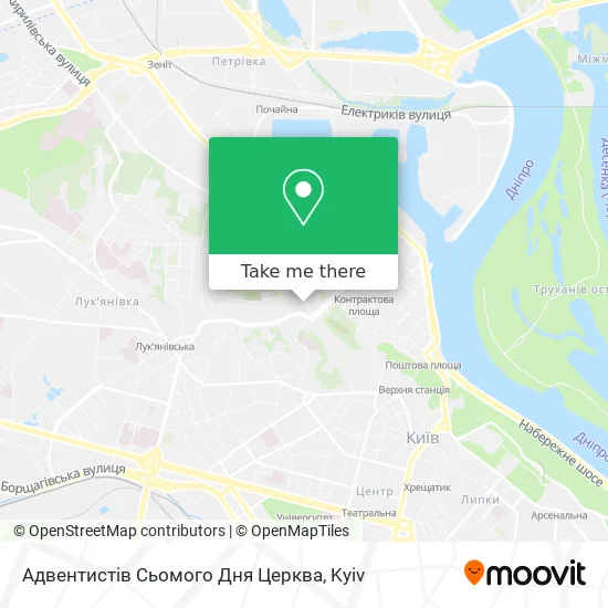 Адвентистів Сьомого Дня Церква map