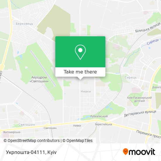 Карта Укрпошта-04111