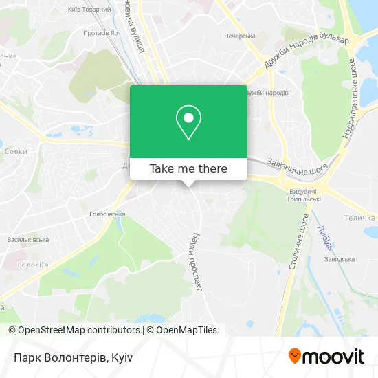 Парк Волонтерів map
