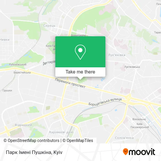 Парк Імені Пушкіна map