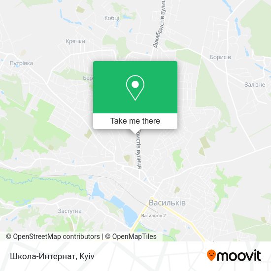 Карта Школа-Интернат