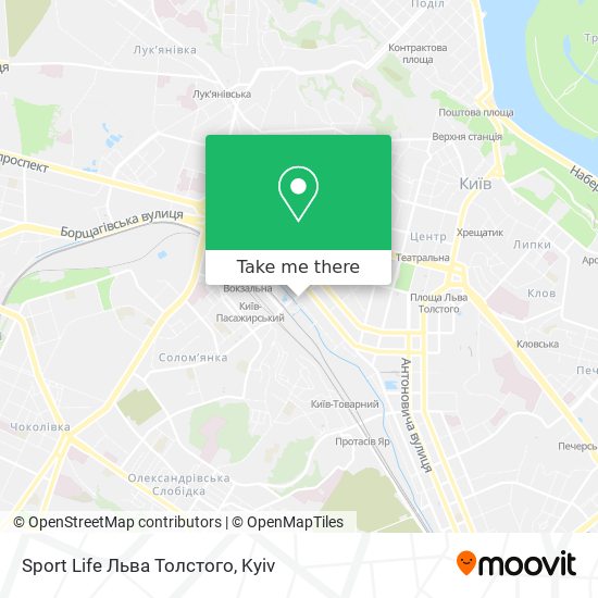 Sport Life Льва Толстого map