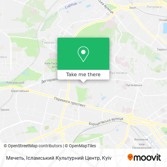 Мечеть, Ісламський Культурний Центр map