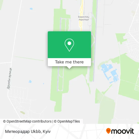 Карта Метеорадар Ukbb