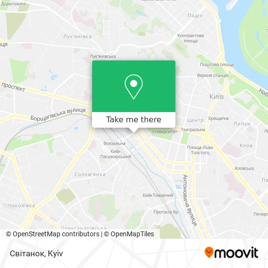 Світанок map