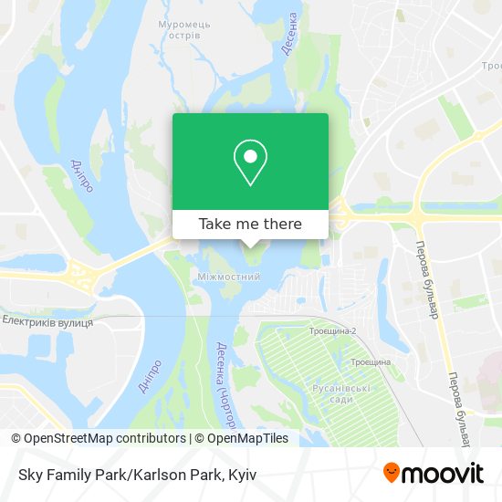 Sky Family Park/Karlson Park map