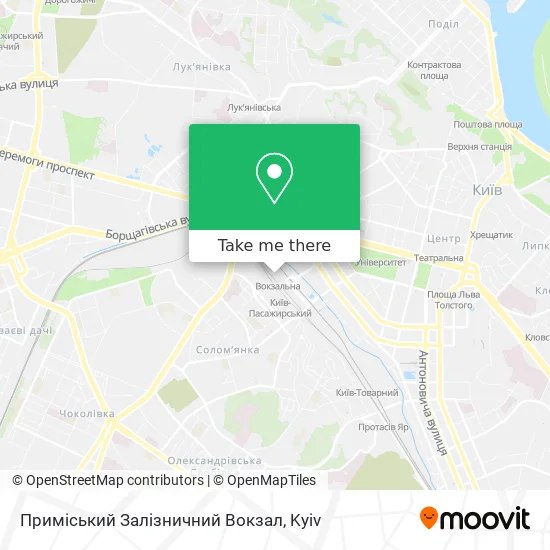 Приміський Залізничний Вокзал map