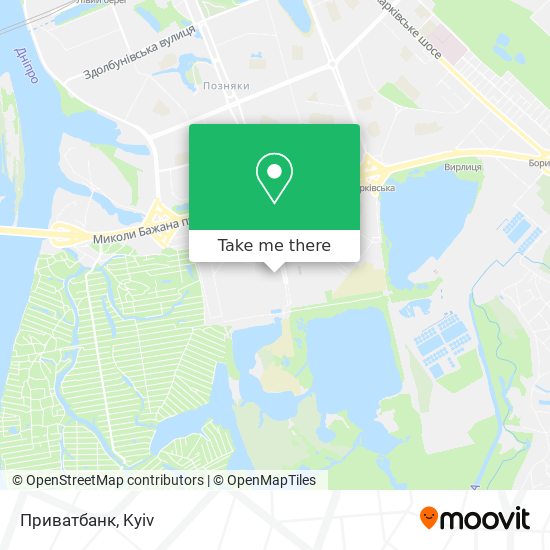 Карта Приватбанк