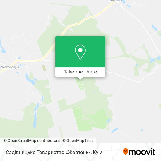 Садівницьке Товариство «Жовтень» map