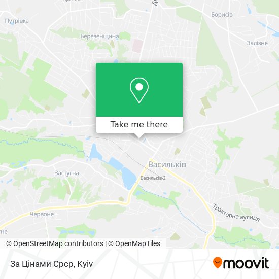 За Цінами Срср map